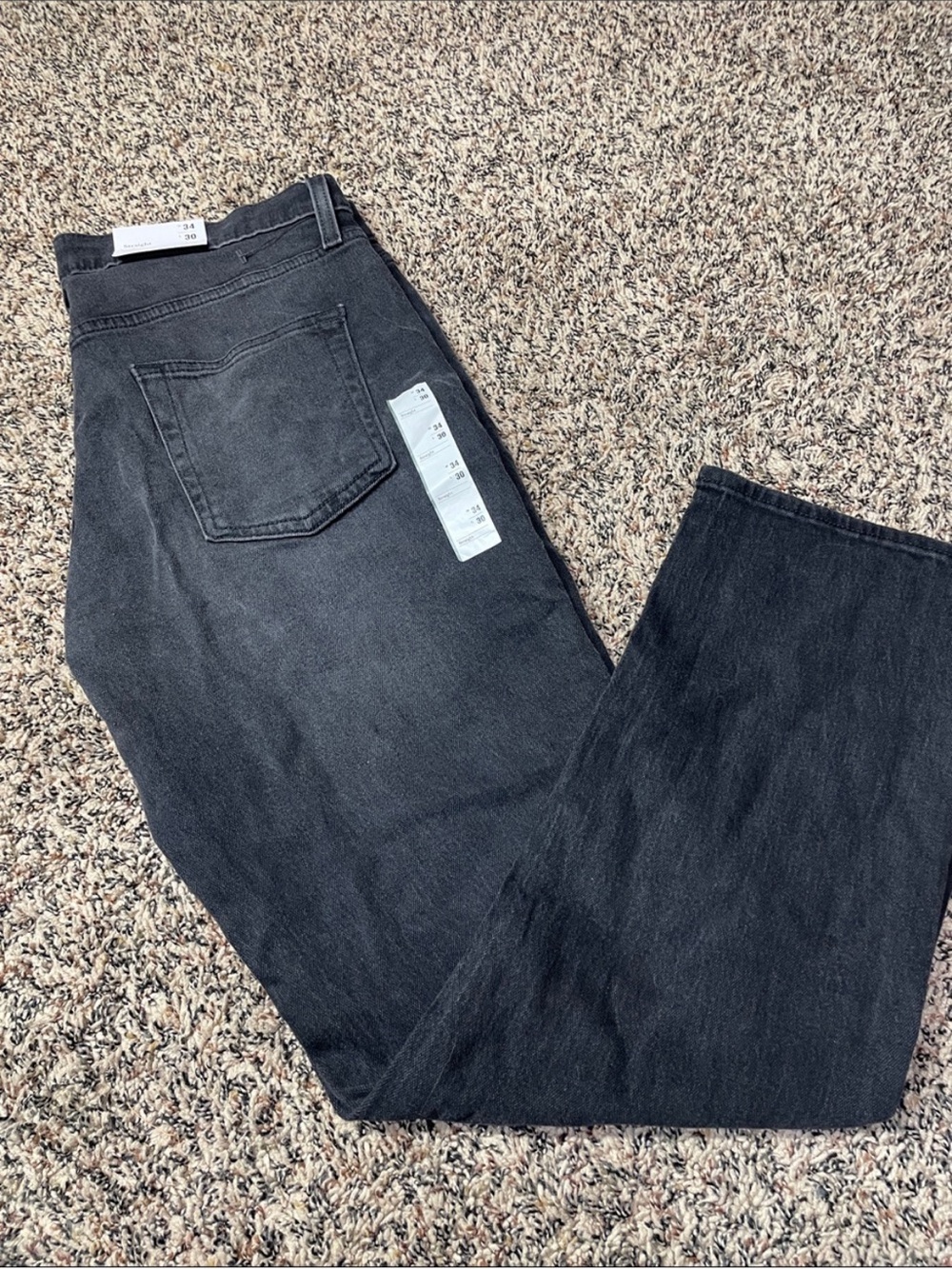 Goodfellow & Co. Men's Black Wash Straight-Leg Jeans 32x34 | NWT